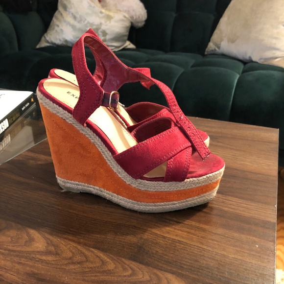 Express Wedge Sandals Size 6 - Picture 4 of 4